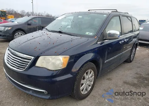 2012 Chrysler Town & Country Touring-L from USA, damaged, VIN 2C4RC1CG7CR393017